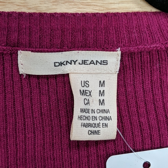 DKNY Jeans Raspberry Sweater - Picture 5 of 6